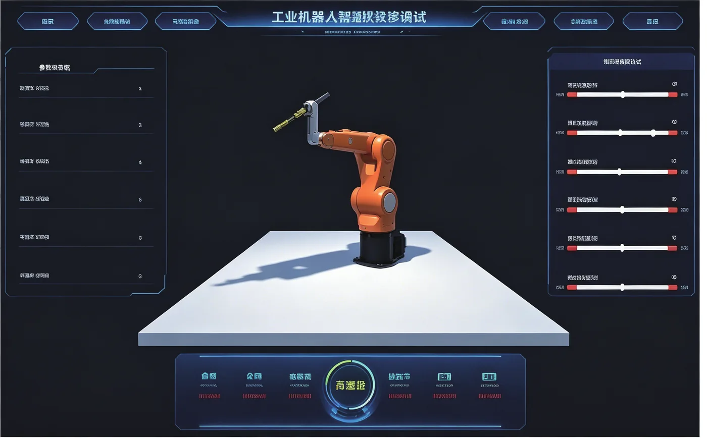 数字孪生仿真界面
